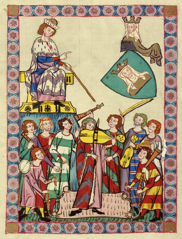 Codex Manesse Heinrich von Meißen (Frauenlob)