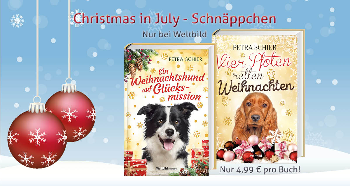 Christmas in July-Schnäppchen nur bei Weltbild