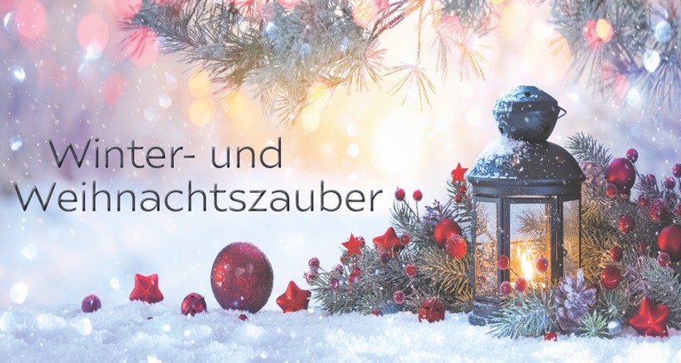 Banner Winter und Weihnachtszauber