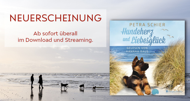 Blogbanner Hörbuch Hundeherz und Liebesglück Neuerscheinung