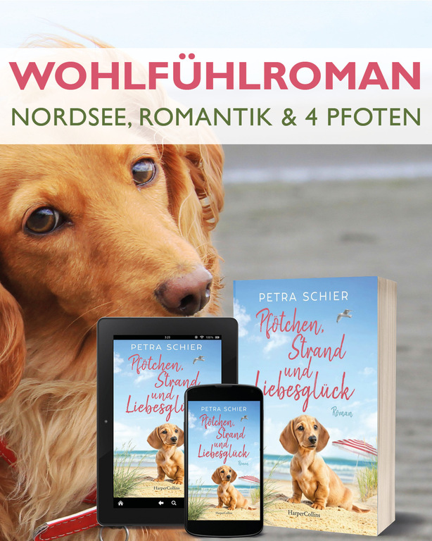 Neuerscheinung: Pfötchen, Strand und Liebesglück, verlinkt zur Buchdetailseite