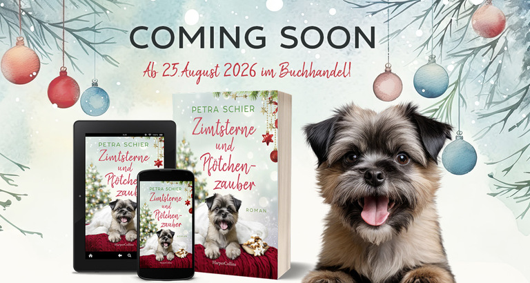 Blogbanner Zimtsterne und Pfötchenzauber coming soon, verlinkt zur Buchdetailseite